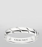 Chaumet Platinum Torsade wedding ring, UK version
