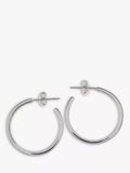 Nina B sterling silver hoop earrings 3cm diameter, imported from the UK