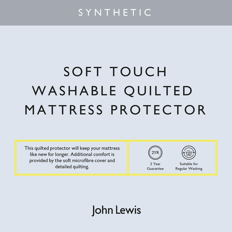 John Lewis quilted mattress protector King Size - British product