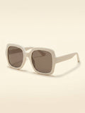Gucci women's square sunglasses gradient brown - British product
