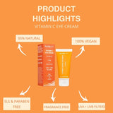 Glowlife vitamin C eye cream 30ml, UK version