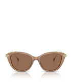 Swarovski SK6010 cat eye sunglasses with crystal embellishment, imported from the UK