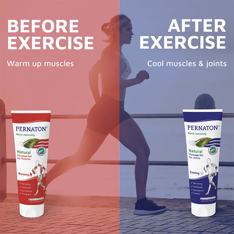 Pernaton Warming Gel 125ml for muscle relaxation, UK version