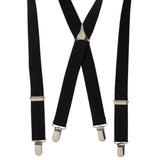 John Lewis Boy adjustable braces for boys, black, one size, UK version