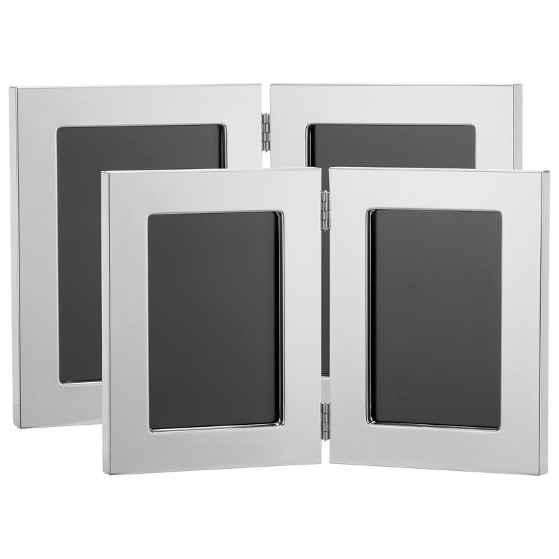 John Lewis double photo frame silver plated 18x13cm (British brand)
