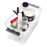 SmartStore plastic storage box with lid 46L (British brand)