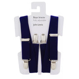 John Lewis John Lewis Heirloom Collection Boys' Braces Navy One Size- Buy online at McGrocer