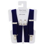 John Lewis Boys' Braces in Navy, One Size, UK version