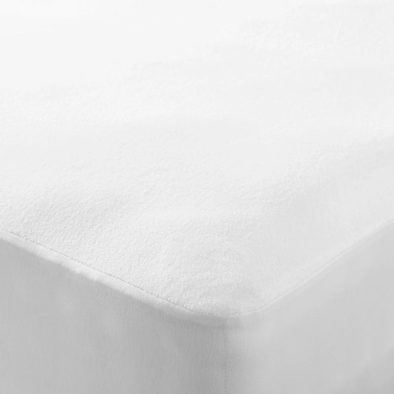 Protecteur de matelas imperméable en éponge blanc John Lewis (marque britannique)