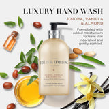 Baylis and Harding jojoba vanilla almond hand wash 500ml British product