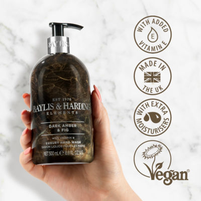Baylis & Harding Dark Amber & Fig hand wash 500ml - British product