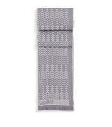 Harrods Giorgio Armani Wool Geometric Print Scarf 180cm x 40cm approx.- Buy online at McGrocer