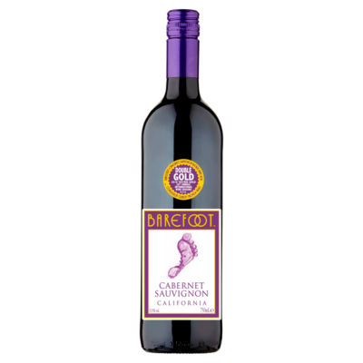 ASDA Barefoot Cabernet Sauvignon rødvin 750ml - Kjøp online hos McGrocer