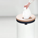 Brabantia white cork lid laundry bin 60L (British brand)