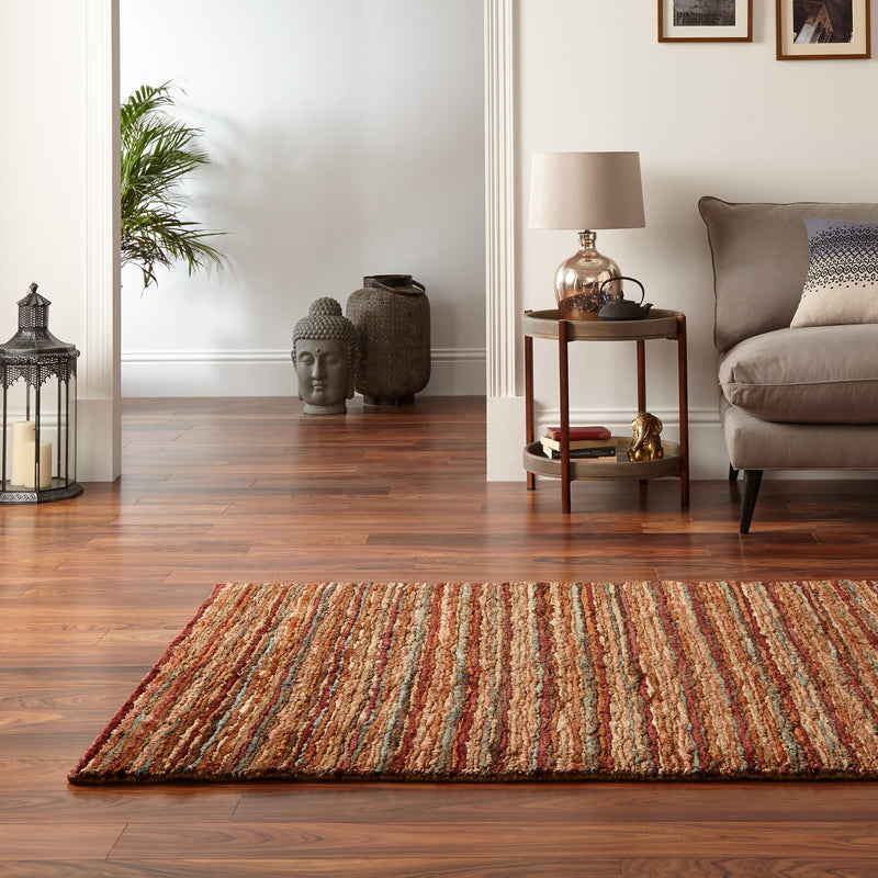 John Lewis rug Rustic Jute Stripe Hand Knotted 150x90cm, UK version