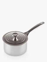 John Lewis Le Creuset Signature 3-Ply Stainless Steel Saucepan 16cm- Buy online at McGrocer
