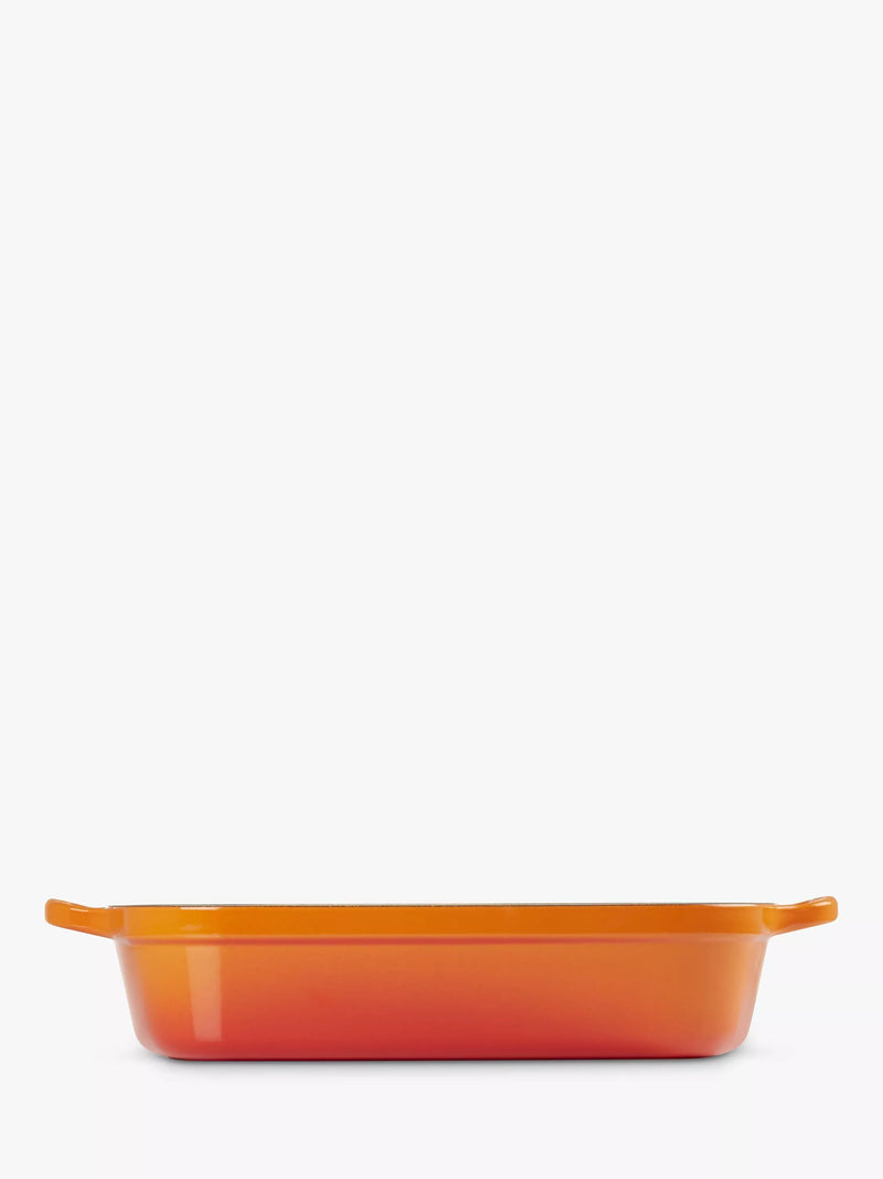 Le Creuset Signature Cast Iron Roaster, Volcanic, 33cm