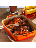 Le Creuset Signature Cast Iron Roaster, Volcanic, 33cm
