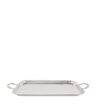 Greggio silver plated English tray with handles 50cm x 33cm, UK version