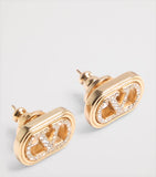 Valentino Garavani Vlogo Ovalette crystal earrings - British product