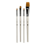 Superdrug Glisten Cosmetics Flat Brush Set Makeup Brushes- Buy online at McGrocer
