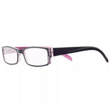 John Lewis Magnif Eyes Very Narrow Fit Ready Readers Carmel Reading Glasses, Black/Rose- Buy online at McGrocer