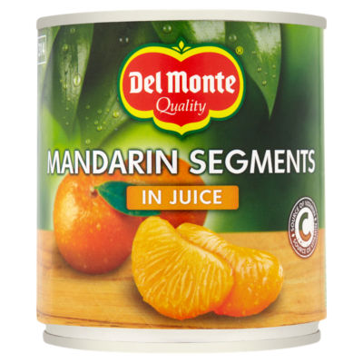 Del Monte mandarin segments in juice 300g - British product