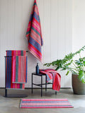 Margo Selby John Lewis Faversham towel red 100% cotton (British brand)