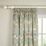 Morris & Co. Strawberry Thief curtains Duck Egg 137x167cm, UK version