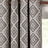 John Lewis Native Weave pair lined eyelet curtains 228cm drop, UK version