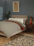 John Lewis Euan brushed cotton bedding standard pillowcase, imported from the UK