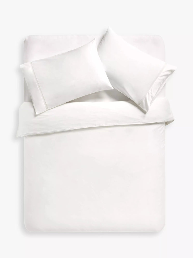 John Lewis Garda Egyptian Cotton Sateen Standard Pillowcase 400 Thread Count 50 x 75cm