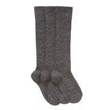 John Lewis John Lewis Kids' Wool Rich Knee High Socks Charcoal Pack of 3- Buy online at McGrocer
