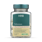 Holland & Barrett Holland & Barrett Selenium and Zinc with Vitamins A C E Tablets 120- Buy online at McGrocer
