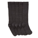 John Lewis John Lewis Children's Knee High Heart Socks, Charcoal, Pack of 5- Buy online at McGrocer