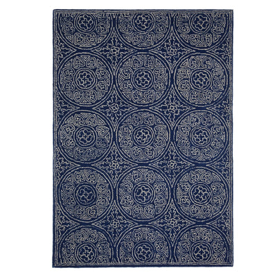 John Lewis John Lewis Cadiz Hand Tufted Blue Rug 300 x 200 cm- Buy online at McGrocer