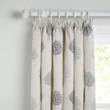 John Lewis John Lewis Mini Olive Trees Embroidery Pair Lined Pencil Pleat Curtains, Duck Egg, 137x167cm- Buy online at McGrocer