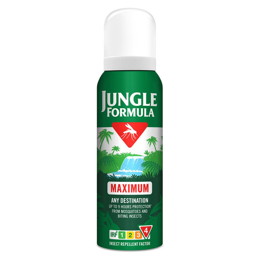 Jungle Formula Maximum Aerosol Insect Repellent - 125ml Suncare & Travel Boots   