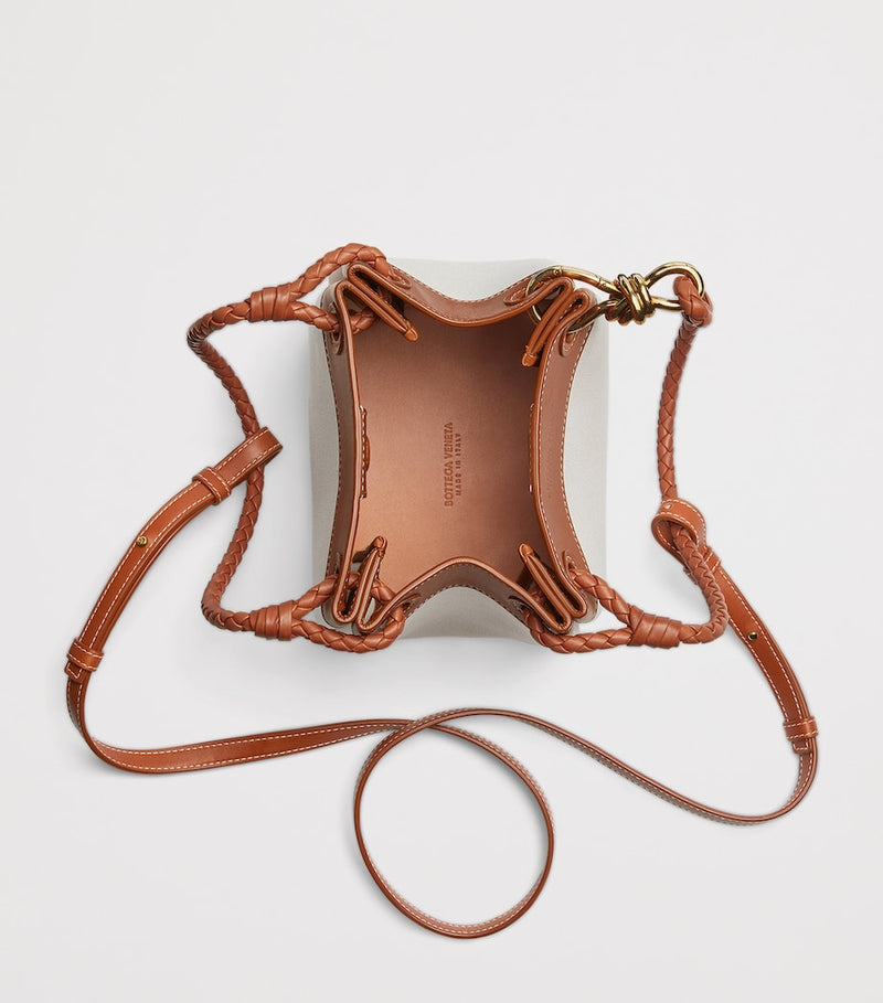 Bottega Veneta small canvas parachute shoulder bag (British brand)