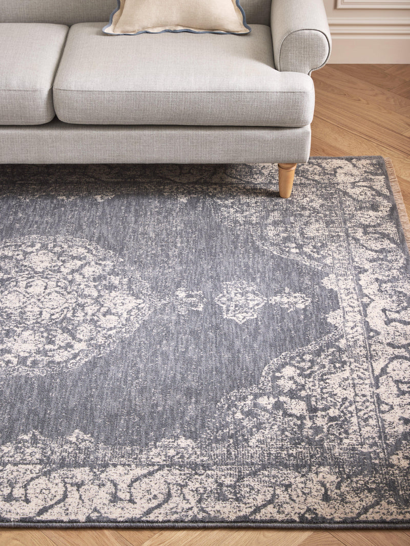 John Lewis Kabir Medallion rug 115x67cm, imported from the UK