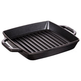 Staub cast iron grill pan black 29cm (British brand)