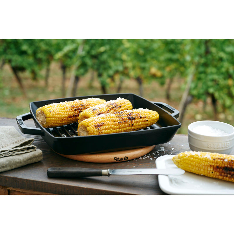 Staub cast iron grill pan black 29cm (British brand)