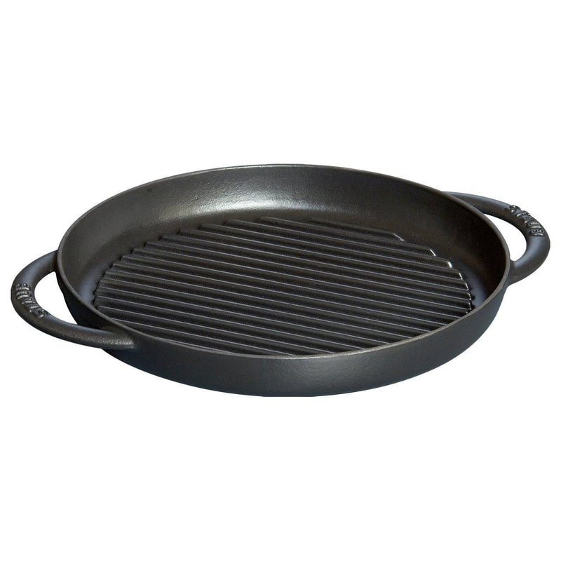 STAUB round black grill pan 29cm (British brand)