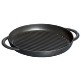 STAUB round black grill pan 29cm (British brand)