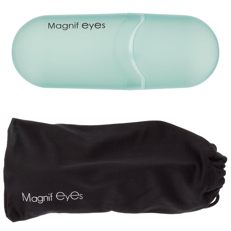 Magnif Eyes Pasadena reading glasses raspberry 1.5 - imported from the UK