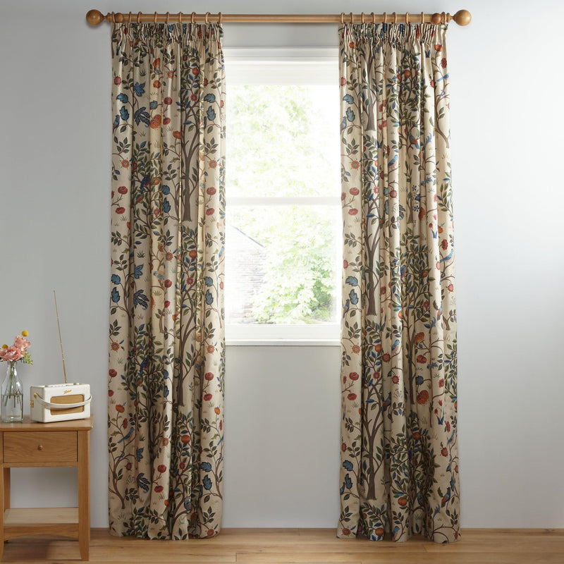 Morris & Co. Kelmscott Tree curtains 137x167cm, imported from the UK
