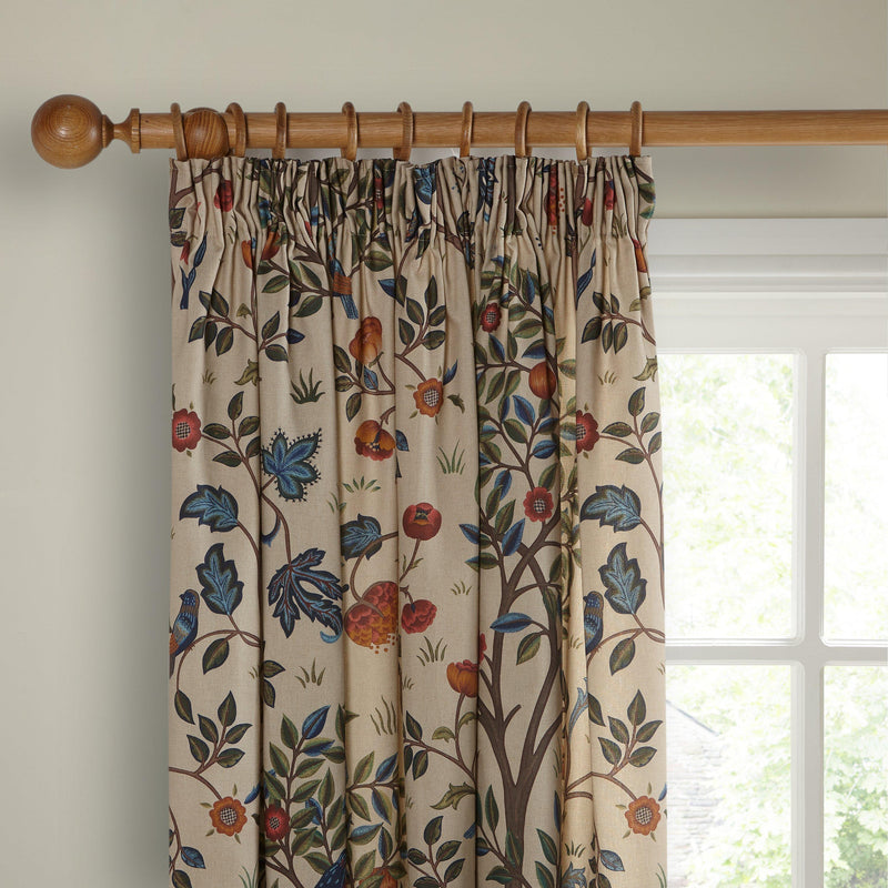 Morris & Co. Kelmscott Tree curtains 137x167cm, imported from the UK