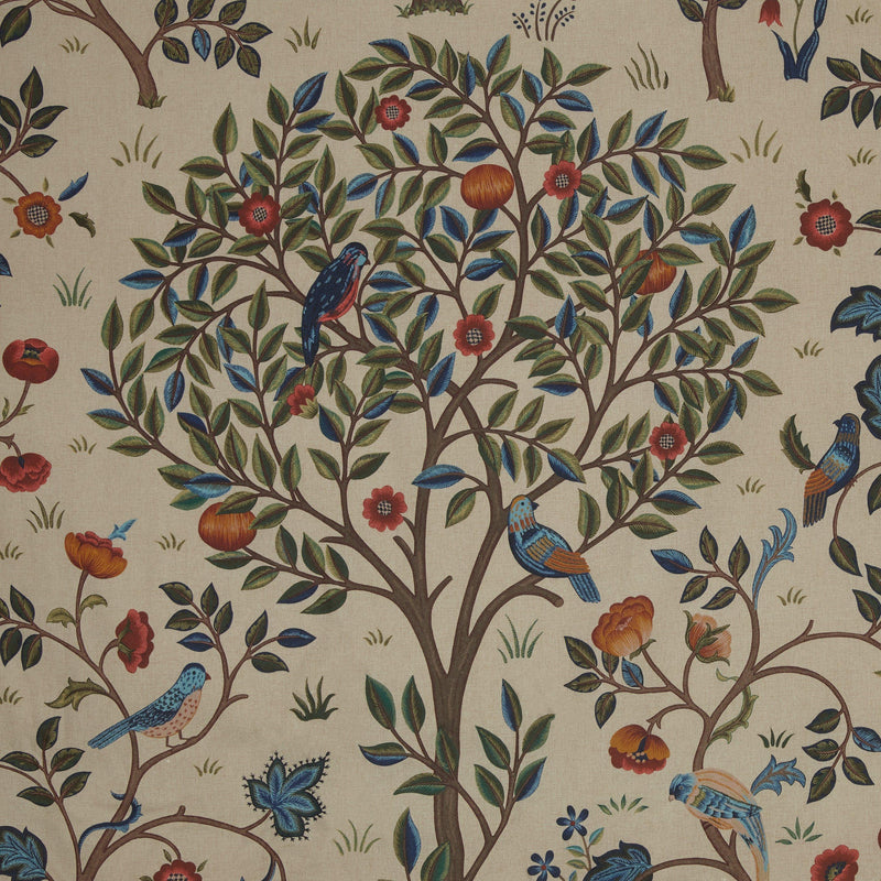 Morris & Co. Kelmscott Tree curtains 137x167cm, imported from the UK