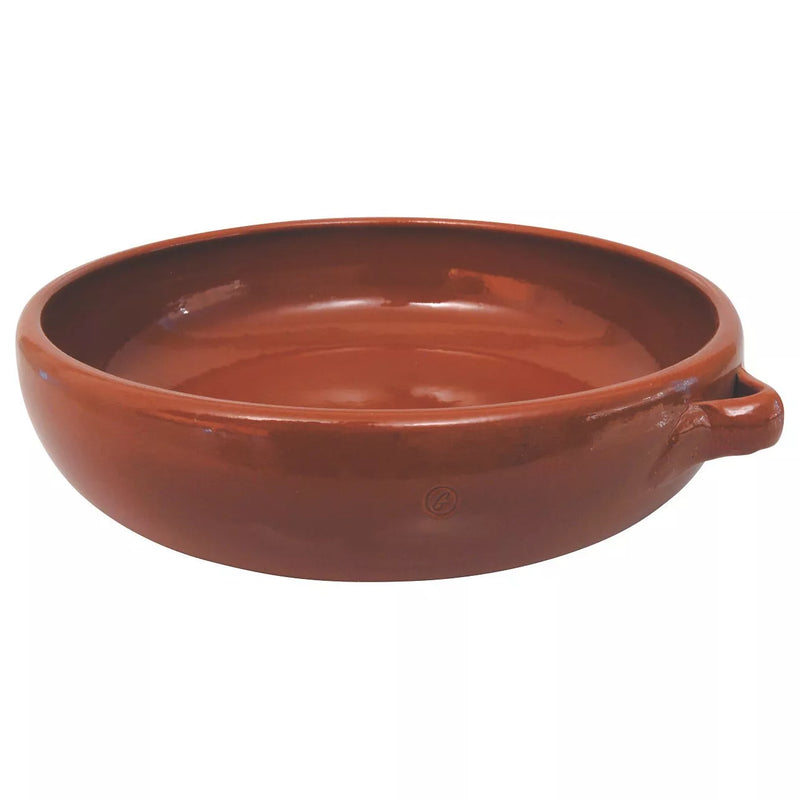 Graupera terracotta casserole dish 25cm, imported from the UK