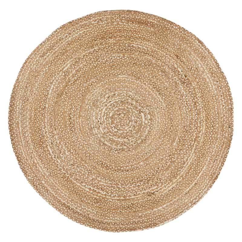 John Lewis jute round rug natural 180cm - British product